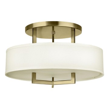 Hinkley - Plafondlamp HAMPTON 3xE27/60W/230V Ø 50,8 cm goudkleurig