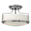 Hinkley - Plafondlamp HARPER (opbouw) 3xE27/60W/230V diam. 36,6 cm glanzend chroom