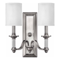 Hinkley - Wandlamp SUSSEX 2xE14/40W/230V mat chroom