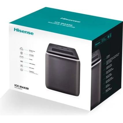 HISENSE IMC2000A - IJsblokjesmachine 2,8 l 120W/230V zwart