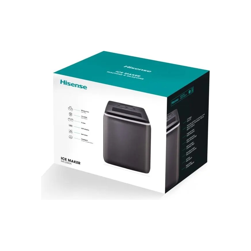 HISENSE IMC2000A - IJsblokjesmachine 2,8 l 120W/230V zwart