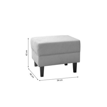 Poef GALA 42x54 cm rood