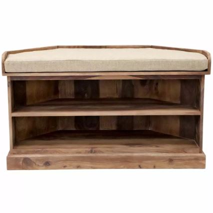 Hoek shoe cabinet RAMI 60x105 cm massief hout/palissander