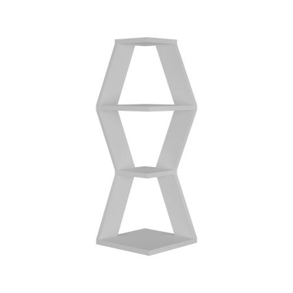 Hoek Wandplank SABLOR 86x30 cm wit