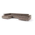 Hoekbank in U-vorm TROPEA links beige