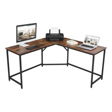 Hoekbureau SOLEA bruin/zwart