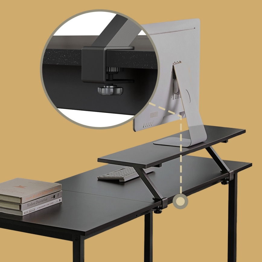 Hoekbureau SOLEA, zwart