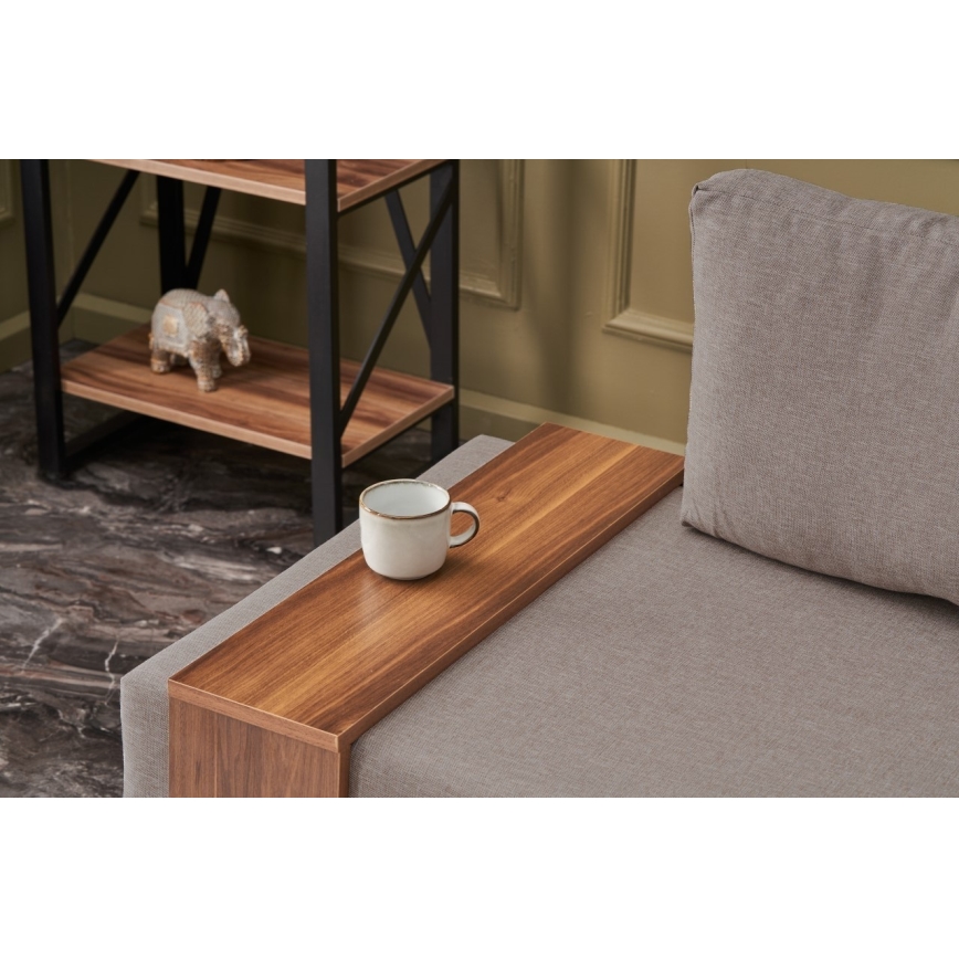 Hoekfauteuil TULA, beige, rechts