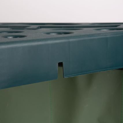 Hoekhouder voor tuingereedschap 43x43x59 cm, groen