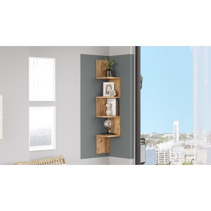 Hoekige wandplank 117,2x22 cm Atlantic den