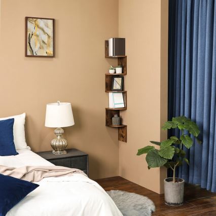 Hoekwandplank SNAKE, bruin