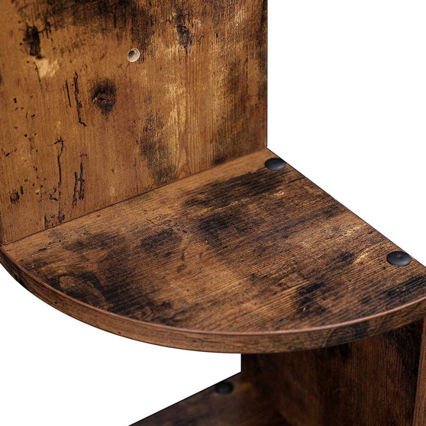 Hoekwandplank SNAKE, bruin