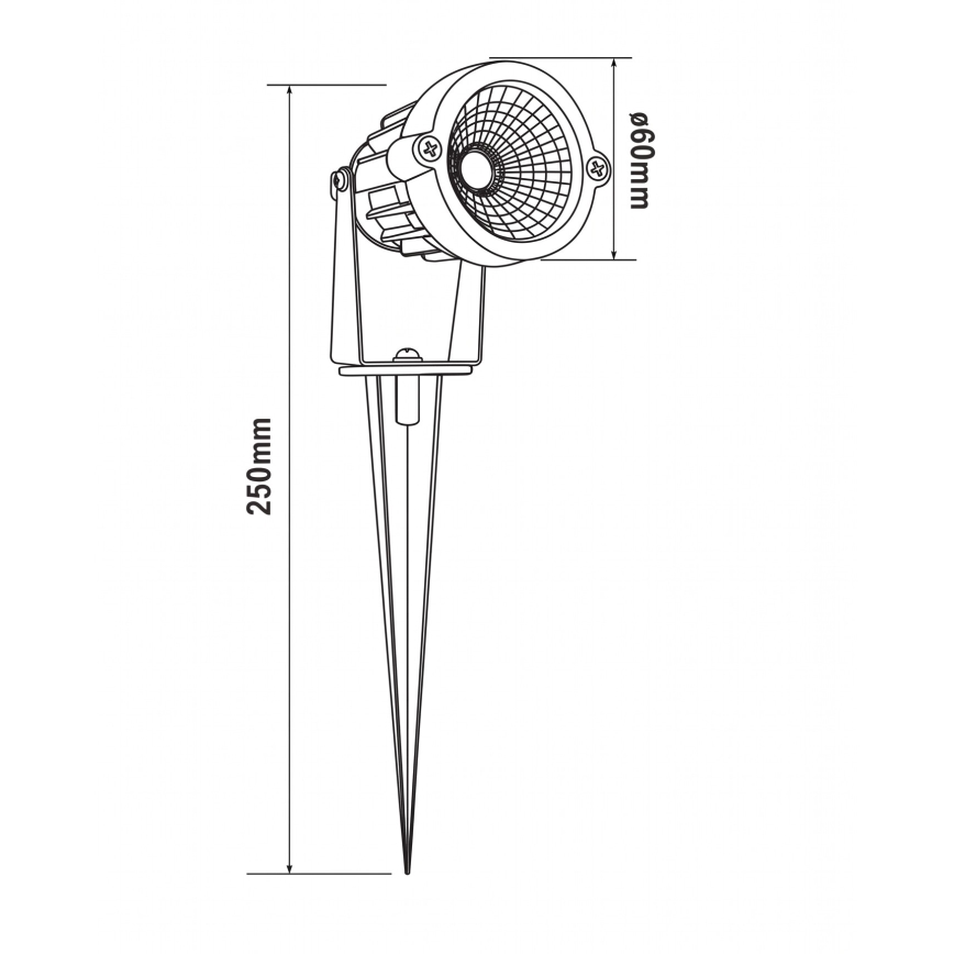 HÖFFTECH - LED Buitenlamp LED/5W/230V IP65
