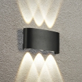 HÖFFTECH - LED buitenwandlamp UP&DOWN 6xLED/1W/230V IP65