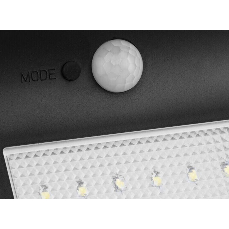 HÖFFTECH - LED zonne-wandlamp met bewegings- en schemersensor LED/3,7V 2200 mAh IP44