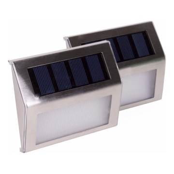 HÖFFTECH - SET van 2 LED-zonne-wandlampen, 1,2 V / 400 mAh, IP44