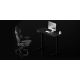Hoogte verstelbaar bureau LEVANO 120x60 cm zwart