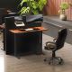 Hoogte verstelbaar bureau LEVANO 140x60 cm hout/zwart
