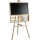 Houten bord met ingebouwde teller 89x45 cm