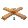 Houten standaard voor kerstboom met een houderdiameter van 33 mm