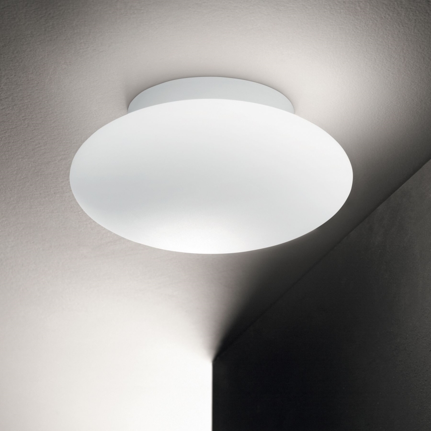 Ideal Lux - Badkamer plafondlamp BUBBLE 1xE27/60W/230V diameter 33,5 cm IP44 wit
