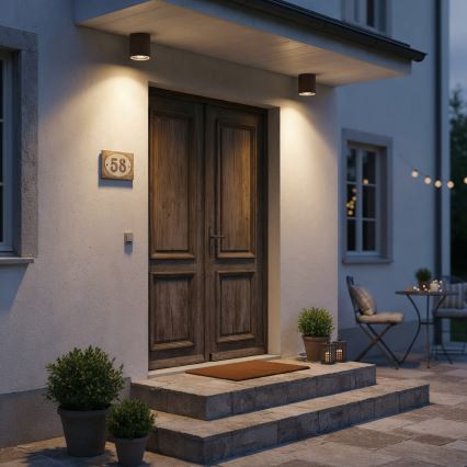 Ideal Lux - Badkamer spot GUN 1xGU10/28W/230V IP55 bruin