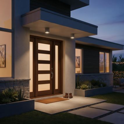 Ideal Lux - Badkamer spot GUN 1xGU10/28W/230V IP55 bruin