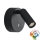 Ideal Lux - BEAN LED dimbare oplaadbare wandspot met aanraakbediening LED/3W/5V 2200 mAh CRI 95 zwart