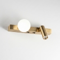 Ideal Lux - BINOMIO LED-wandlamp 2x LED/3W/230V, CRI 90, messing