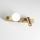 Ideal Lux - BINOMIO LED-wandlamp 2x LED/3W/230V, CRI 90, messing