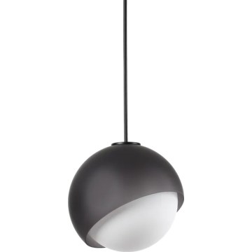 Ideal Lux - BLOOM hanglamp aan kabel 1xE27/42W/230V Ø22 cm zwart