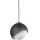 Ideal Lux - BLOOM hanglamp aan kabel 1xE27/42W/230V Ø22 cm zwart