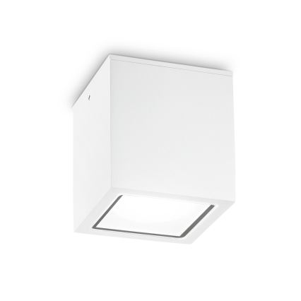 Ideal Lux - Buiten spot TECHO 1xGU10/20W/230V 15x15 cm IP54 wit