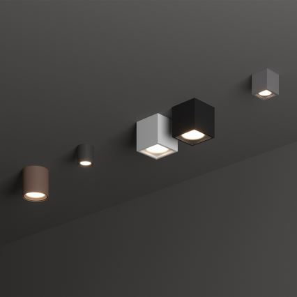 Ideal Lux - Buiten spot TECHO 1xGU10/20W/230V 15x15 cm IP54 wit