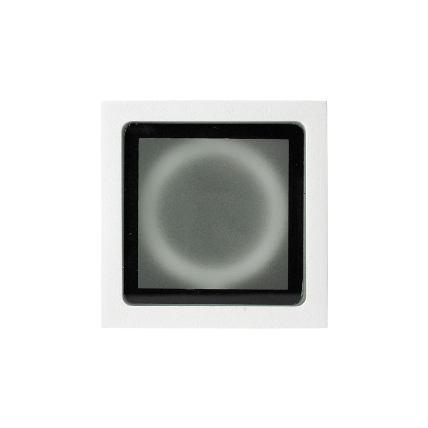 Ideal Lux - Buiten spot TECHO 1xGU10/20W/230V 15x15 cm IP54 wit