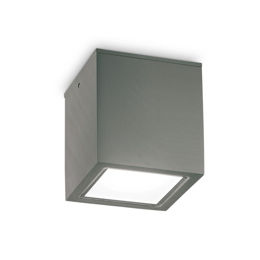 Ideal Lux - Buiten spot TECHO 1xGU10/20W/230V 9x9 cm IP54 antraciet