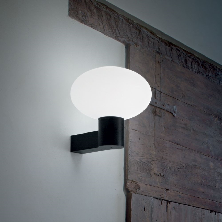 Ideal Lux - Buiten wandlamp CLIO 1xE27/42W/230V IP44 zwart