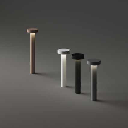 Ideal Lux - Buitenlamp 4x G9/15W/230V 80 cm IP44 bruin