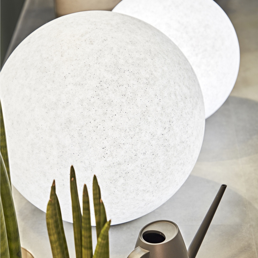 Ideal Lux - Buitenlamp DORIS 1xE27/60W/230V Ø 30 cm IP44 grijs
