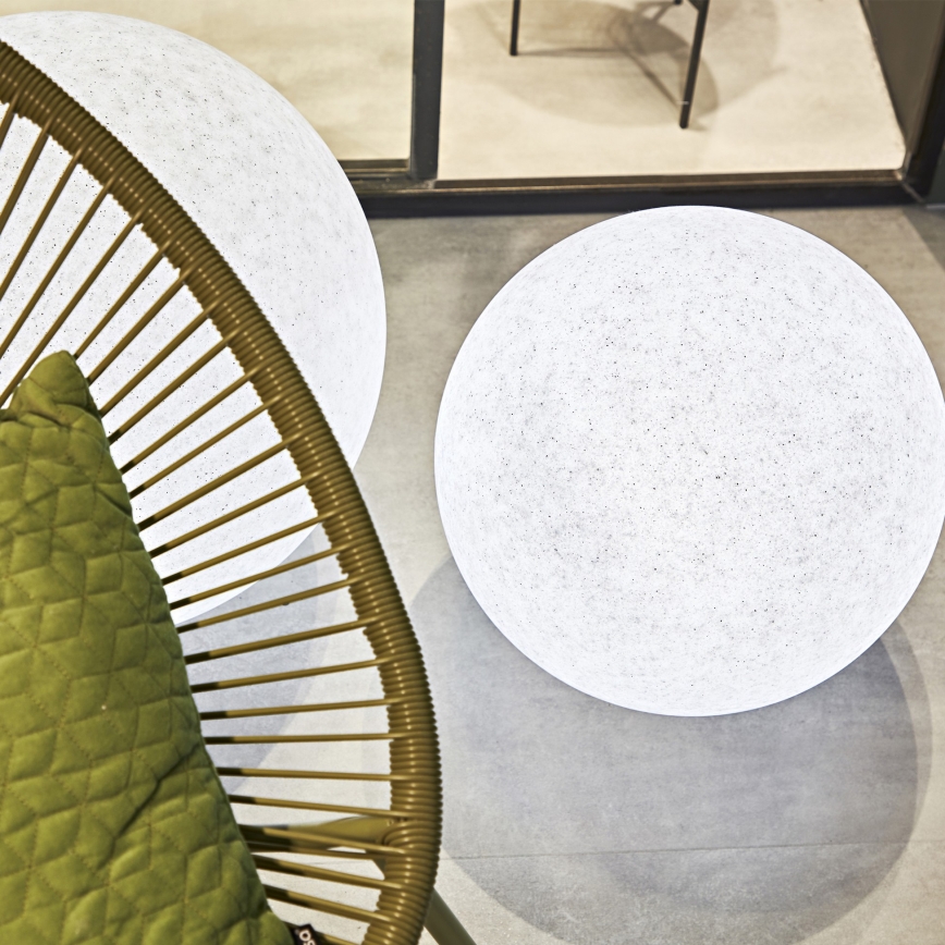 Ideal Lux - Buitenlamp DORIS 1xE27/60W/230V Ø 58 cm IP44 grijs