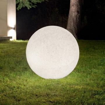 Ideal Lux - Buitenlamp DORIS 1xE27/60W/230V Ø 78 cm IP44 grijs