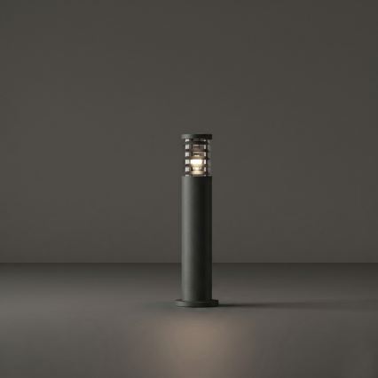 Ideal Lux - Buitenlamp TRONCO 1xE27/42W/230V 60 cm IP65 antraciet