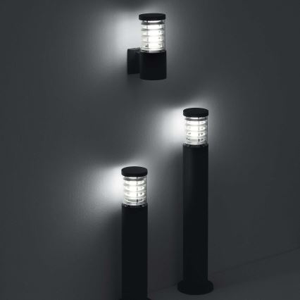 Ideal Lux - Buitenlamp TRONCO 1xE27/42W/230V 60 cm IP65 antraciet