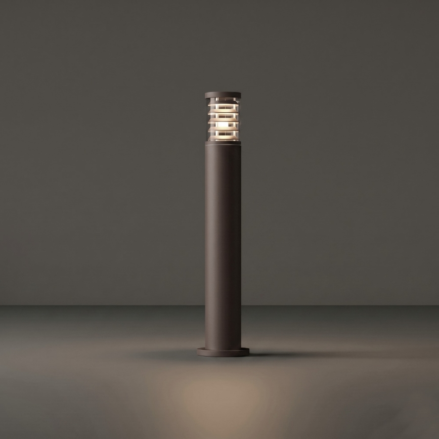 Ideal Lux - Buitenlamp TRONCO 1xE27/42W/230V 80 cm IP65 bruin
