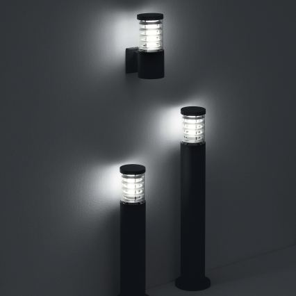 Ideal Lux - Buitenlamp TRONCO 1xE27/42W/230V 80 cm IP65 zwart
