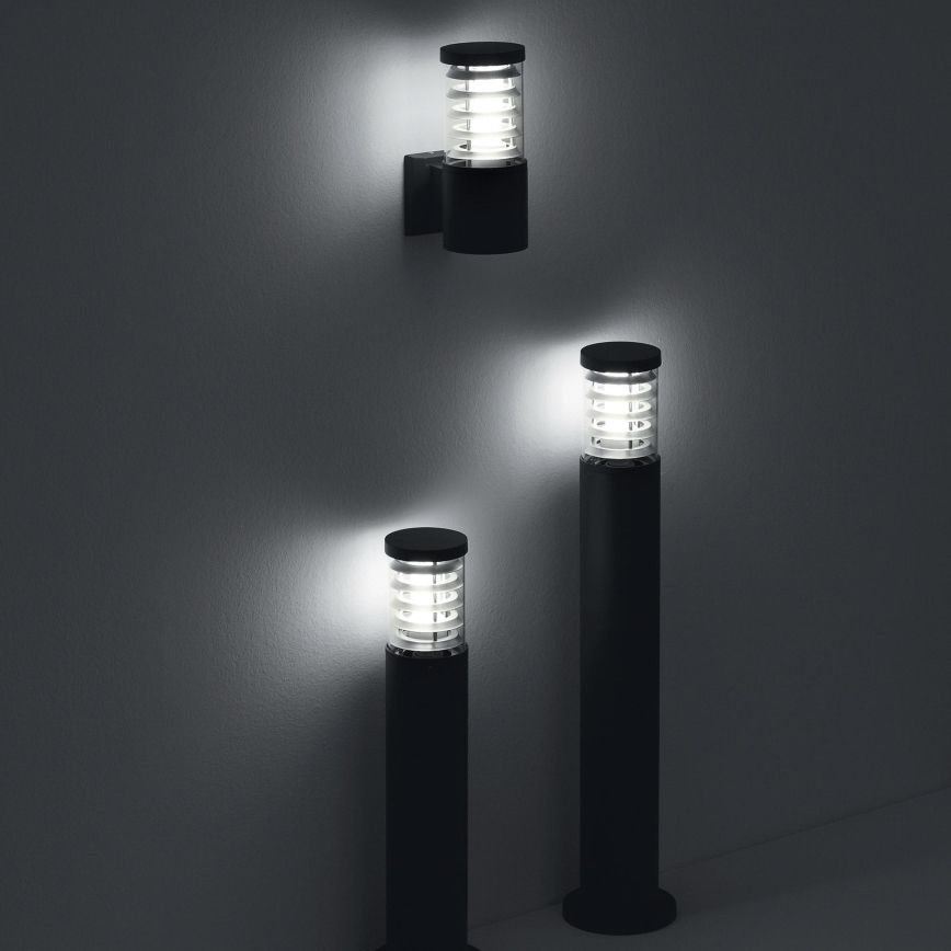 Ideal Lux - Buitenlamp TRONCO 1xE27/42W/230V 80 cm IP65 zwart