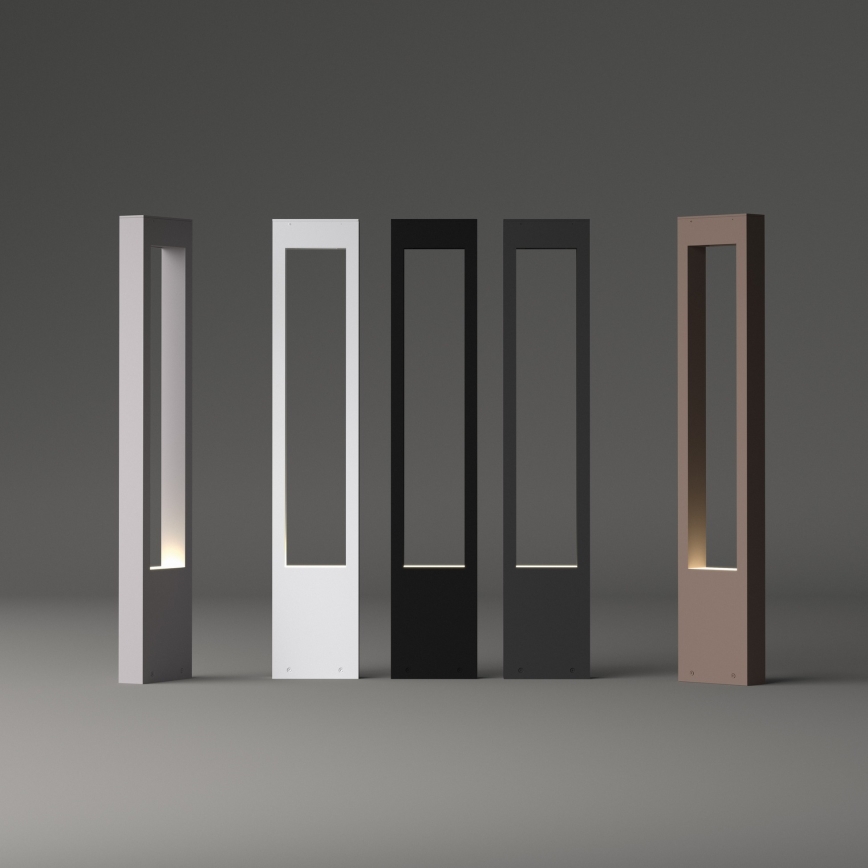 Ideal Lux - Buitenlamp VEGA 1xG9/15W/230V 80 cm IP44 bruin