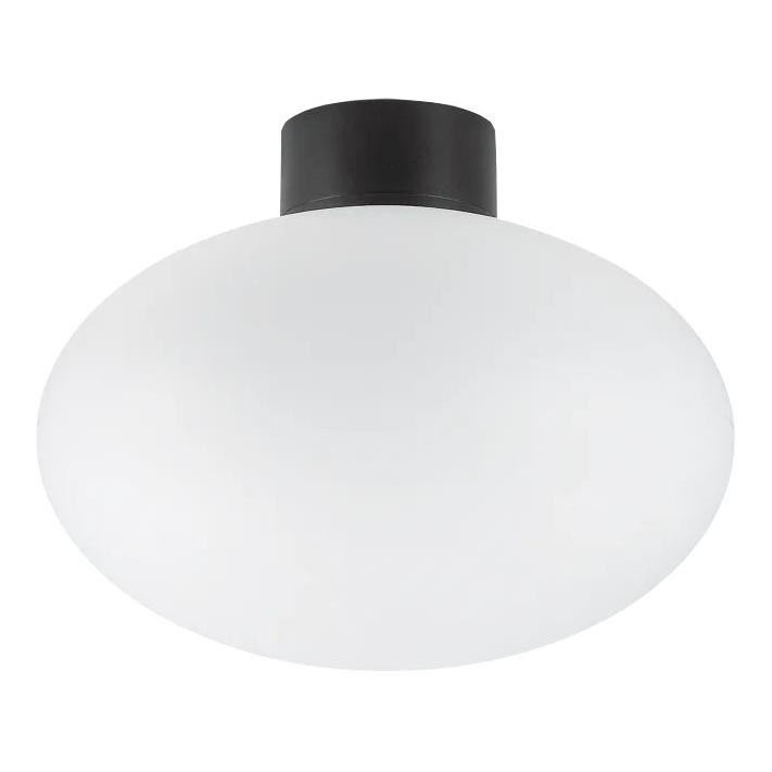 Ideal Lux - Buitenplafondlamp CLIO 1xE27/42W/230V IP44 zwart