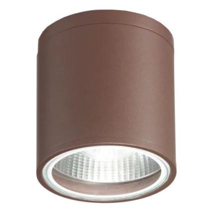 Ideal Lux - Buitenspot GUN 1xGU10/28W/230V Ø 11 cm IP55 bruin