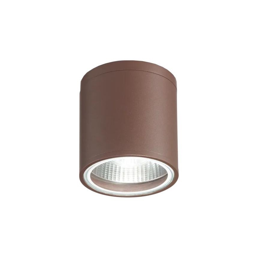 Ideal Lux - Buitenspot GUN 1xGU10/28W/230V Ø 11 cm IP55 bruin